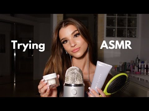 Brooke Monk tries ASMR *getting YOU unready for bed* (layered sounds)