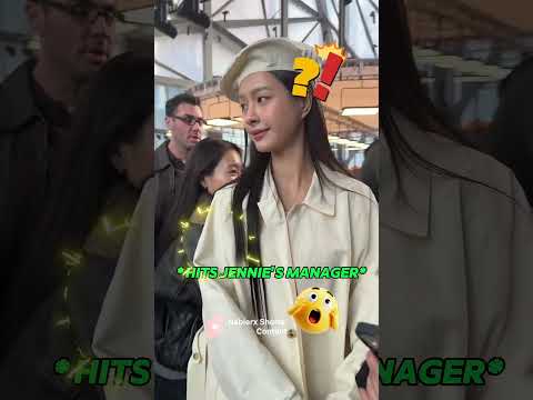 was JENNIE rude to MILK PANSA? #jennie #shorts