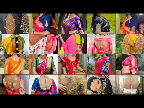 Silk Saree Blouse Designs New Model / Silk Saree Blouse Designs Front And Back / Blouse Hand Designs