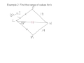 Hinge Theorem and Triangle Relationships