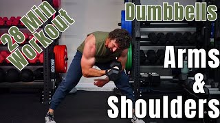Dumbbell Arms and Shoulders Workout - At Home Workout