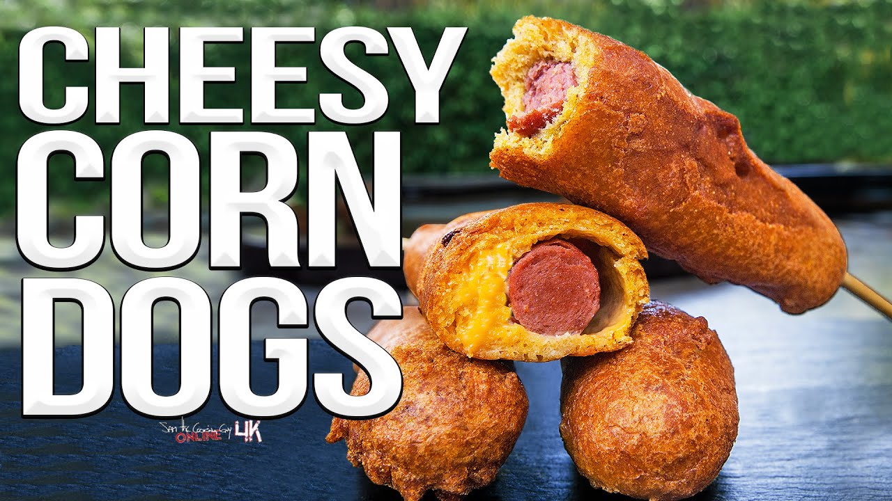Easy cheesy homemade corn dogs 4k #31