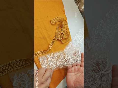 Make this Trendy design for Trouser with Easy Sewing tricks #shorts