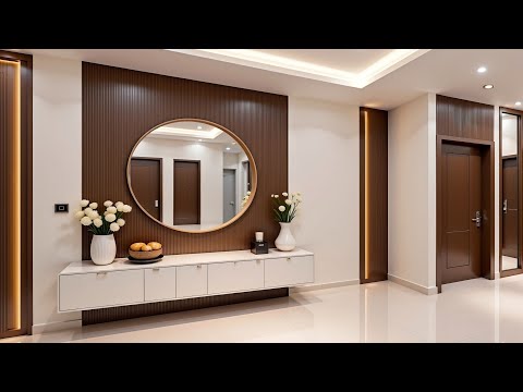 Top 100 Stylish Entryway Design Ideas 2025 | Modern Foyer Wall Decorating Ideas
