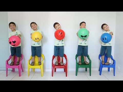 Música Cinco Bebês | Chanson Cinq bébé | Comptines et chansons pour enfants