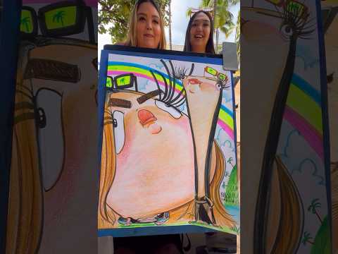Best Caricature Reaction Ever! 🤣🤣