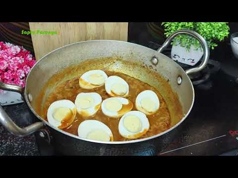 ஈசியான முட்டை கரி |Egg Curry Recipe|How To Make Egg Curry|முட்டை கரி செய்வது எப்படி| #saptuparunga