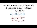 Understanding Geometric Sequences