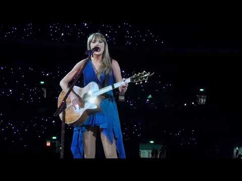 ‘thanK you aIMee’ with ‘Mean’ performed by Taylor Swift, Wembley, 22 June 2024