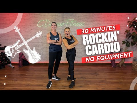 🔥 30-Min Rock Tabata Blast – No Equipment, Cardio Burn