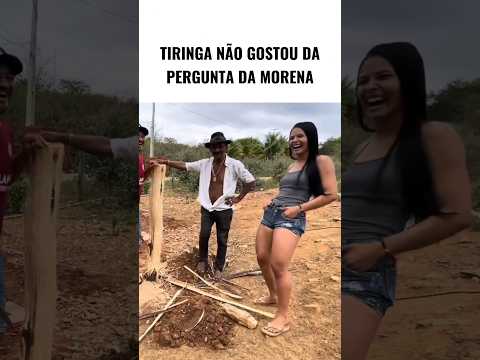 TIRINGA NÃO GOSTOU DO SONHO DA MORENA 😂 #tiringa #tiringaecharlles #comediaselvagem #shorts