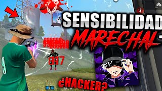 ¡NUEVA SENSIBILIDAD HACKER DE MARECHAL!💀🔥 (DARAS TODO ROJO) ACTUALIZACION 2025 👹✅ #freefire