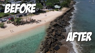 They RUINED the most beautiful beach in Hawai'i