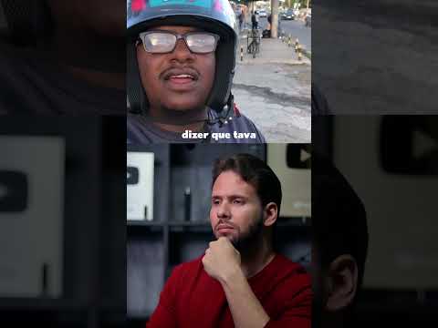Esse herói não usa capa, é moto Uber 🫡