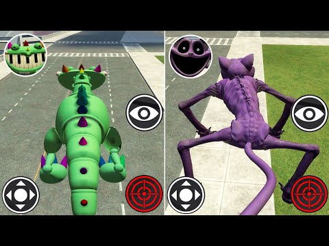 Playing as NEW NIGHTMARE CATNAP vs Playing as Pianosaurus in Garry's Mod!  POPPY PLAYTIME 4