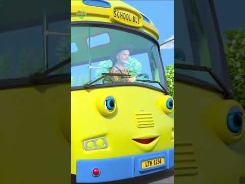 Wheels On The Bus Go Round And Round  #shorts  #cartoon #ytshort #trending