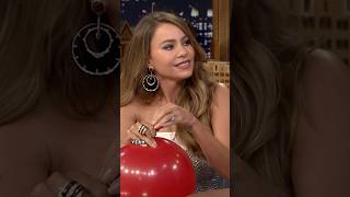 #SofiaVergara chats with Jimmy after sucking helium 🎈 #FallonFlashback