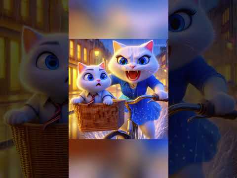 Little cat first day of school part-2 #ai #aicat #aicatstories #funny #cat #catlover