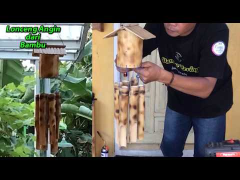 Cara Membuat Lonceng Angin dari Bambu ~ Kerajinan dari Bambu
