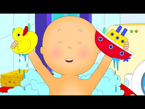 BATH TIME! 🛁 🧼 😆 | CAILLOU | WildBrain Kids