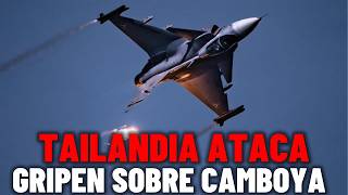 🔥¡Guerra Camboya-Tailandia: Gripen y F-16 vs lanzacohetes BM-21 Grad!