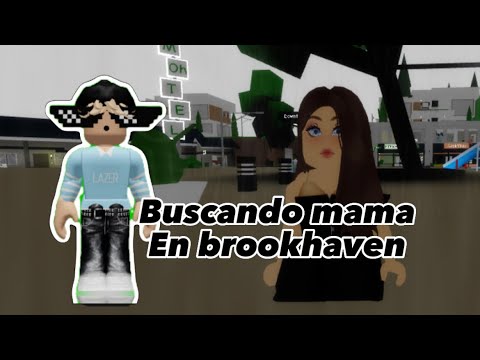 Buscando mama en brookhaven roblox (termina mal)