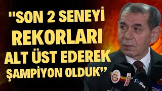 Dursun Özbek: "Galatasaraylıların çok sevdiği mayıs ayı geldi."