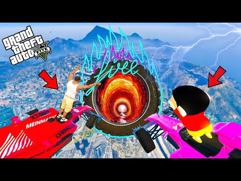 FRANKLIN AND SHINCHAN DID BIGGEST RAMP CHALLENGE IN GTA 5!