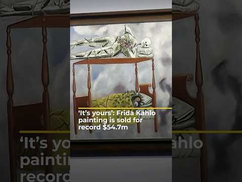 Frida Kahlo painting sells for record $54.7m | AJ #shorts