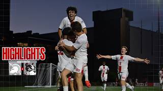 HIGHLIGHTS: Men's Soccer vs. Army West Point (9/12/26)