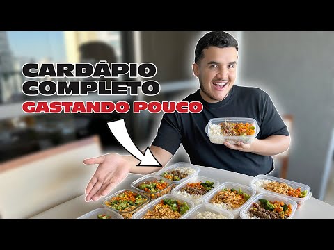 CARDÁPIO VARIADO GASTANDO POUCO/ MARMITAS DA SEMANA| IGOR ROCHA