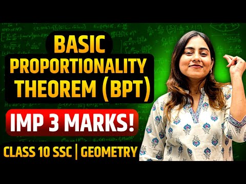 Basic Proportionality Theorem (BPT) Class 10 | Geometry SSC Maharashtra Board 🧠📚 | Galaxy of Maths✨