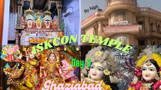 iskcon temple ghaziabad 😎☺️/daily vlogs day-3/ hindi exam 💀