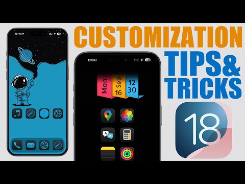 iOS 18 - iPhone Home Screen CUSTOMIZATION Tips & Tricks