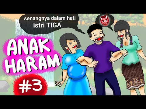 DRAMA ANAK HARAM #3 - Calon Istriku Jadi Babu Di Rumah Mantan Pacarku 😱 #KARTUNDRAMA - Animasi Drama