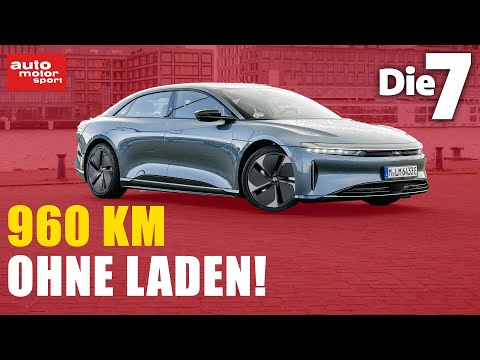 Diese 7 E-Autos schaffen über 700 km! | Reichweiten-Vergleich 2025 | auto motor und sport