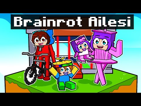 SECRET BRAINROT AİLESİ Tarafından Evlat Edinildim! - Minecraft