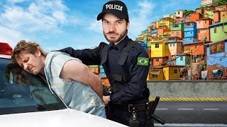 VIVENDO 24 HORAS COMO UM POLICIAL NO BRASIL!