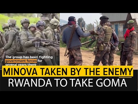 Rwandan Troops surround the City of Goma. Congo Army lose Minova