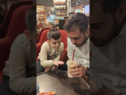 بابا خوف دينيز بصوتو 😱 منعو ياخد القهوة😰