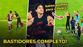 BASTIDORES COMPLETO DAS REAÇÕES DE PEDRO E FILIPE LUIS NO FLA FLU