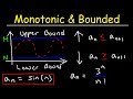 Monotonic and Bounded Sequences