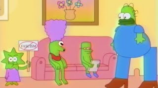 Smiling Friends: The Simpsons (hawk tuah man) (Season 3 Episode 6)