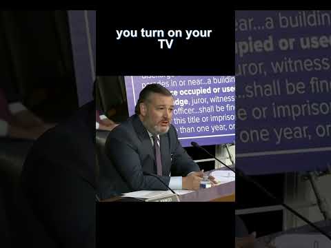 Cruz Unleashed: Senator Slams Deputy AG for Ignoring the Law #shorts