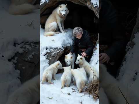 AW - Wolf save and raised baby boy #animals #wolf #baby #babyboy #tarzan