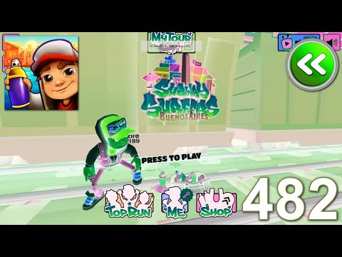 Subway Surfers - Buenos Aires Argentina - Jake - Reverse Invert Colors Episode 482