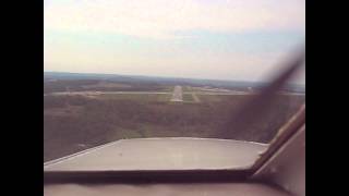 Piper Warrior Landing Greater Binghamton Airport (KBGM)