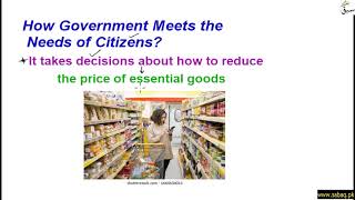 How Government Meets the Needs of Citizens?