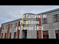 Cort�ge carnaval plombi�res 14 02 2026