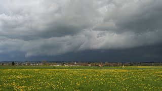 kräftige Gewitter ziehen über's Allgäu, 19.4.26